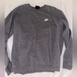 Grey Nike Crewneck Sweatshirt
